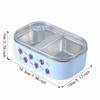 Cartoon Insulated Lunch Box Large Capacity Meal Container Stainless Steel Lunch Box  Outdoors