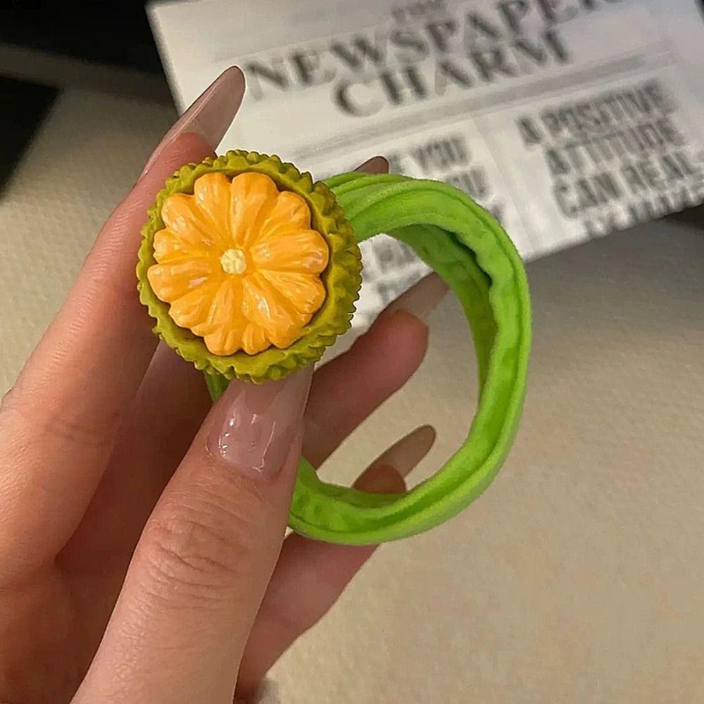 Hair Tie Fruit Hair Rope Cute Hair Ring Colorful Hair Scrunchies Elastic Rubber Band  Kids
