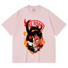 230 Gsm 100% Cotton Fire Force V1 Shinra Print Unisex Heavy Cotton T Shirt