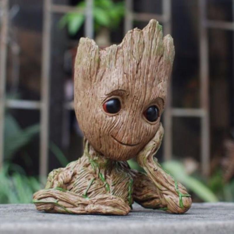 Groot Tree Flowerpot Action Figures Model Toys