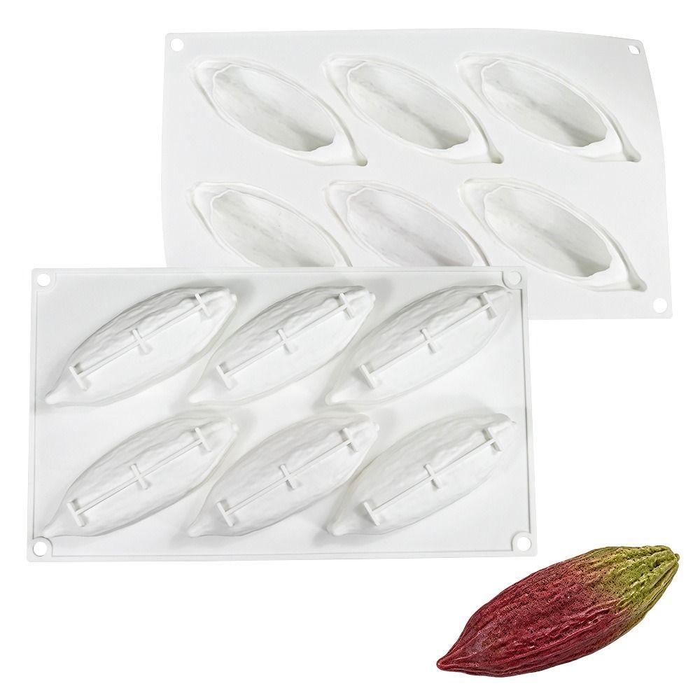 Food Grade Silicone Fruit Pudding Mold 6 Cavity DIY Cake Decorating Tools Pudding