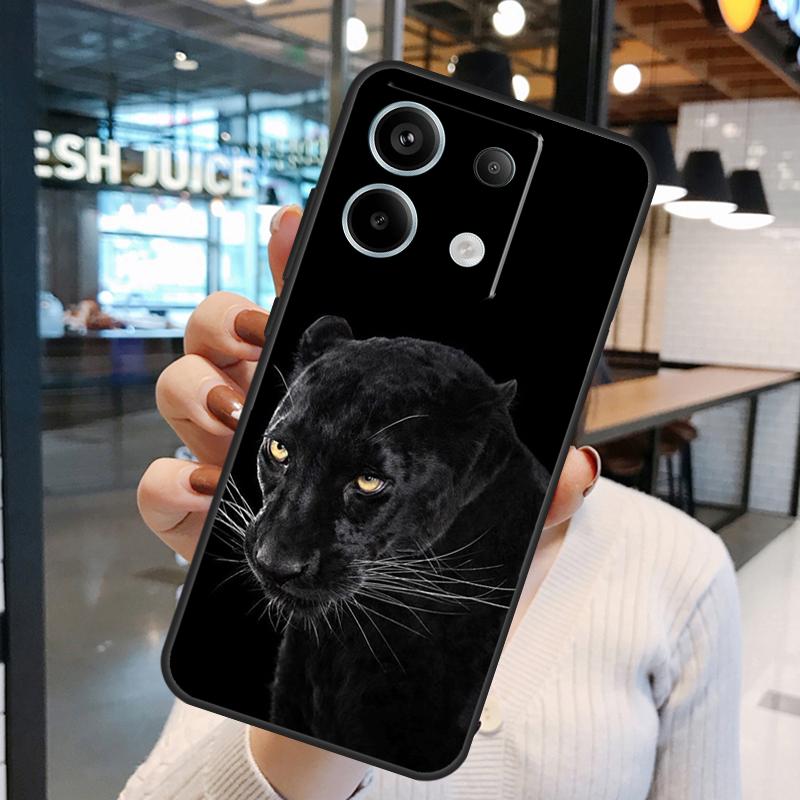 Cheetah Panther Case For Xiaomi Redmi Note 14 Pro 10 11 12 13 15 Pro Plus Redmi 15C 14C 10C 12C 13C 15 Cover