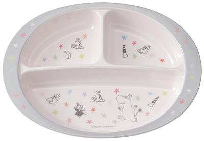 Skater Plate Melamine Lunch Plate Dish Moomin Star 750ml Children's M370-A