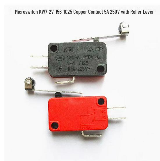 Copper Contact KW7 Series V-15/152/153/155-1C25 Microwave Oven Micro Switch