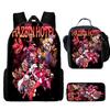 Hell Inn Hazbin Hotel Student School Bag High Value Leisure Oxford Ridge Relief Backpack