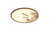 Zen-Inspired Ultra-Thin Bamboo Shadow Ceiling Light - Song Dynasty Aesthetic for Master Bedroom