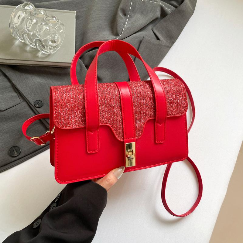 Summer New High-value Portable Handbag Commuter Women's Shoulder Messenger Bag Foreign-style Simple Bag