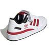 Adidas Originals Forum 84 Low Leather Retro Casual Low Top Sneakers Unisex Sneakers White Red Black GZ1838