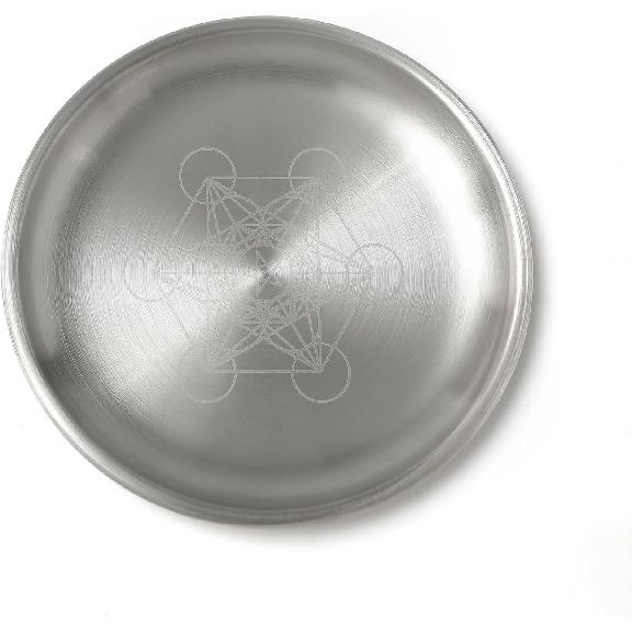 Offering Bowl Ritual Plate Great for Altar use, Shamanic Wicca Ritual, Incense Burner, Smudging, Decoration (Metatron)