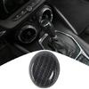 Console Gear Shift Panel Trim Cup Holder Cover for Chevy Camaro 17+ Carbon Fiber