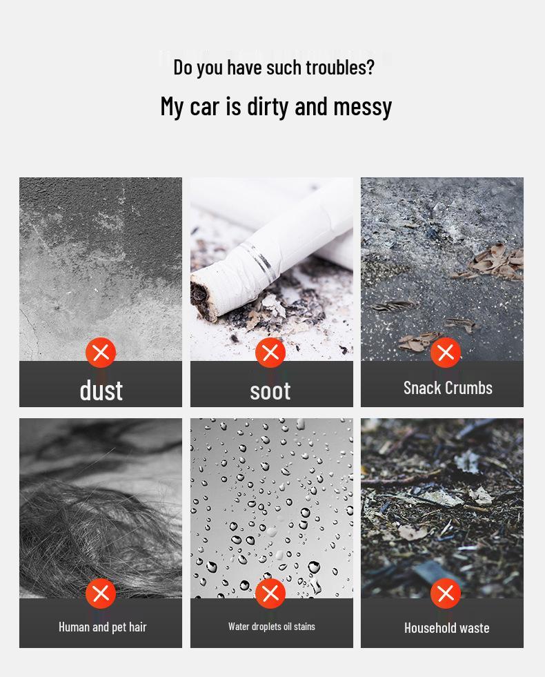 High Power Wet/Dry Car & Home Vacuum Cleaner with Strong Suction