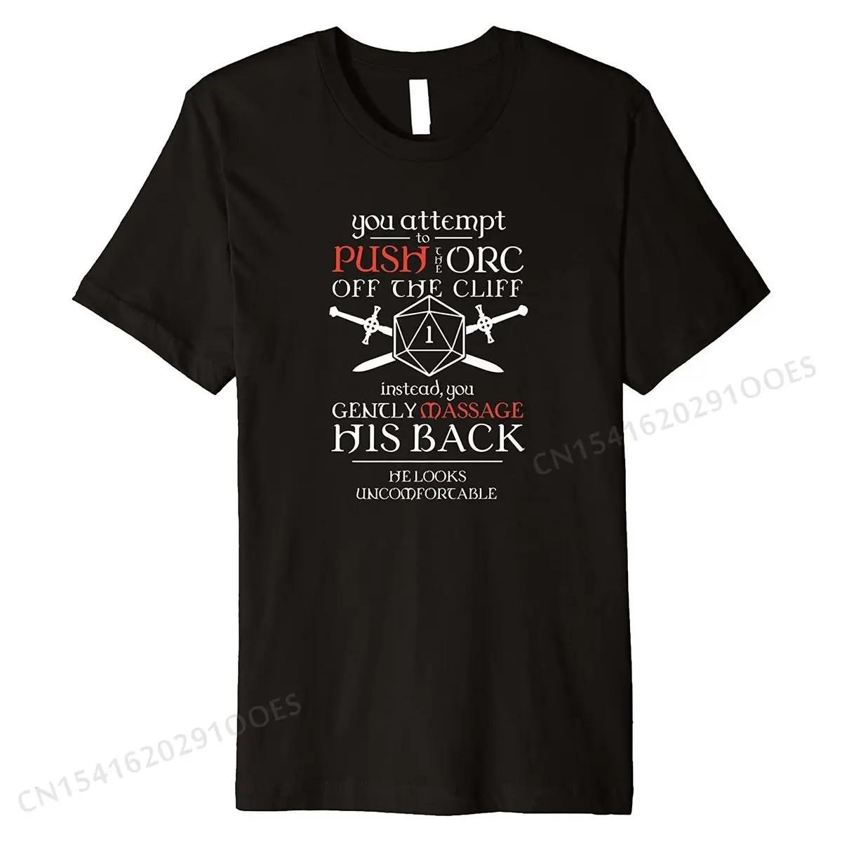 Tabletop RPG D20 Orc Massage Critical Failure Premium Tsh... XXXXL