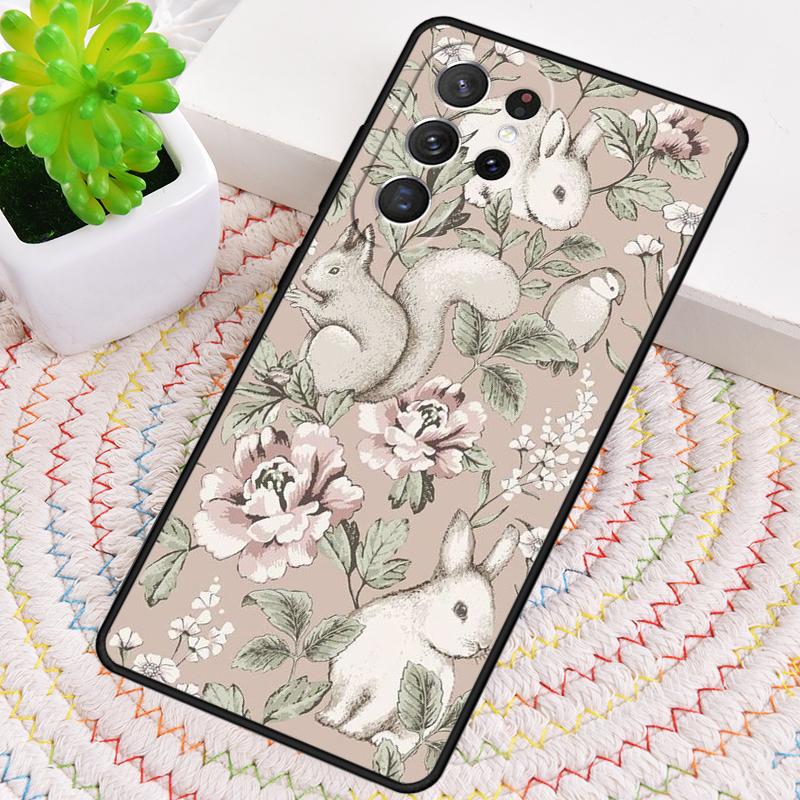 Bunny Rabbits Phone Case for Samsung Galaxy note 10 pro S26 Ultra S23 S24 FE S25 S21 S22 PLUS shockproof Cove