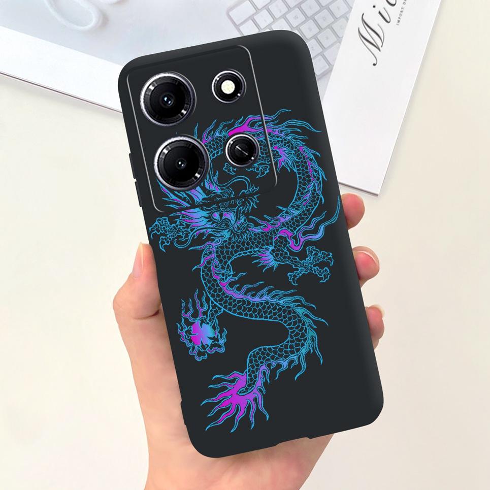 For Infinix Note 30i Note 30 Pro 30 vip Note30 4G 5G Phone Cover Moon Night Cartoon Cool Style Soft Silicone For Note30i Bumper