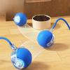 New Cat Interactive Ball Toys Silicone Automatic Rolling Ball With Long Tail Teaser Smart Pet Electric Toy Kitten Cat Toy