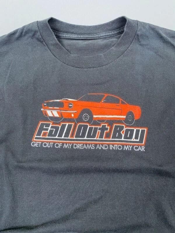 Rare Fall Out Boy - Get Out Of My Dreams Car Graphic Black T shirt S-5XL Unisex T-Shirt M