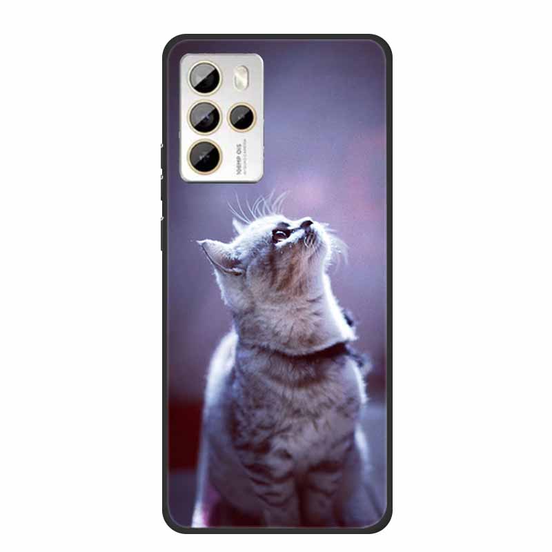 For HTC U23 Pro 5G Case Animals Silicone Soft TPU Phone Cases For HTC U23 Pro 2023 HTCU23 2QCB100 Protector Cartoon Wolf Coque