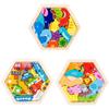 Wooden 3d Puzzle For Kids With Animal Shapes To Develop Handson Skills And Creativity