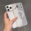 iPhone 17 Pro Max Ultra-thin Magnetic Frosted Soft Case, Personalized Semi-transparent Protective Cover for Apple 16