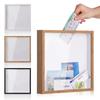 Transparent Postcard Ticket Shadow Box Square Concert Travel Shadow Box Picture Frame for Home Memory Frame Boxes