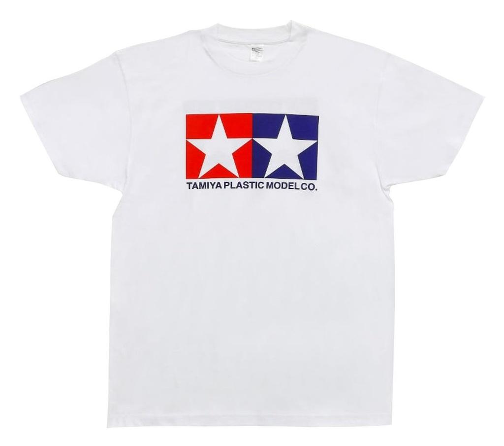 Tamiya Original Goods Tamiya White Cotton 66712 T-Shirt (L)