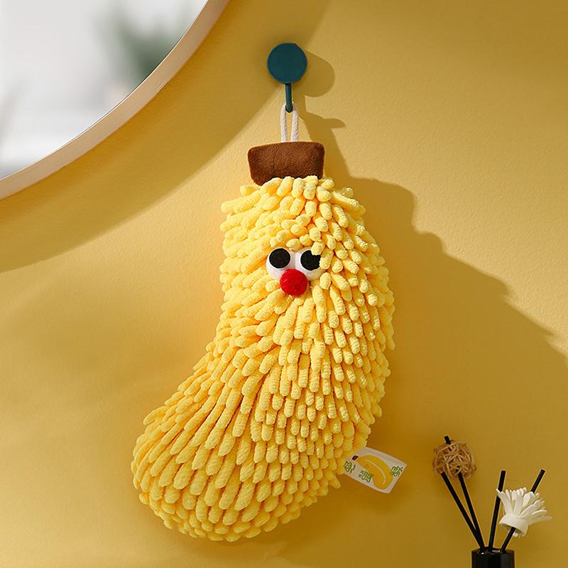 Raupe Banane/Erdbeere Handtuch Für Küche Und Bad Schnelltrocknend Waschlappen