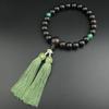 [WONDERFUL LOTUS Myorenka] Myorenka Men's Prayer Beads, Ebony, 22 Beads, Prayer Beads + Prayer Bead Bag Set, One-Handed Prayer Beads, Informal Prayer