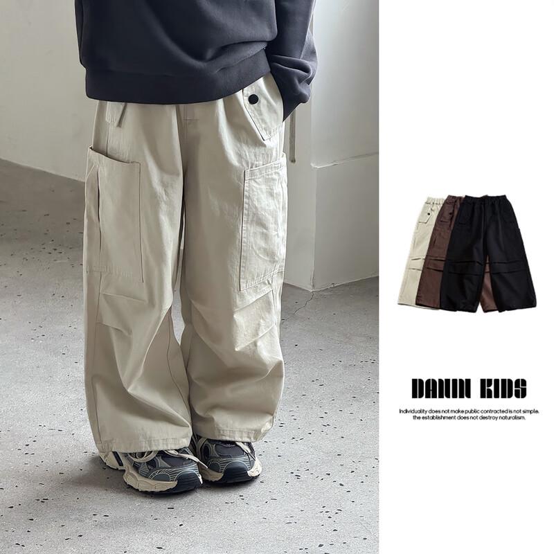Dain Kids  Pure Cotton Multi-Pocket Cargo Pants 140