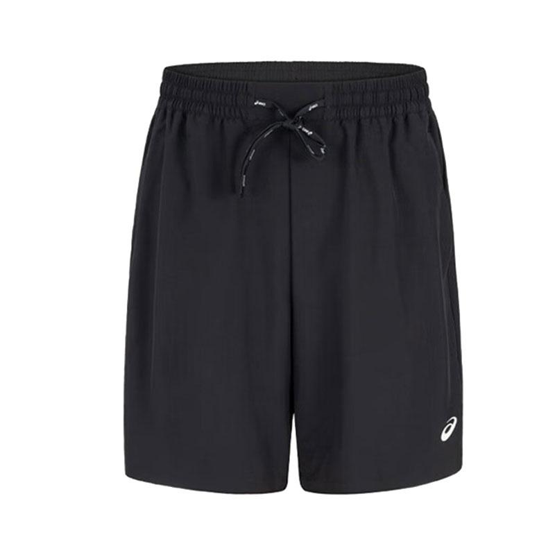 Asics Mens Running Series Moisture-Wicking Quick-Dry Breathable Comfortable Elastic Reflective Sports Shorts Men Shorts Black 2011D338-001