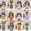 Mini 14cm Spanish Mia Doll Outfit Set: Dress & Overalls