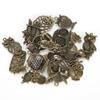 24 stuks Gemengde Modellen Uil Sieraden Accessoires Legering Vogel Bedels Dier Hangers Sieraden Maken