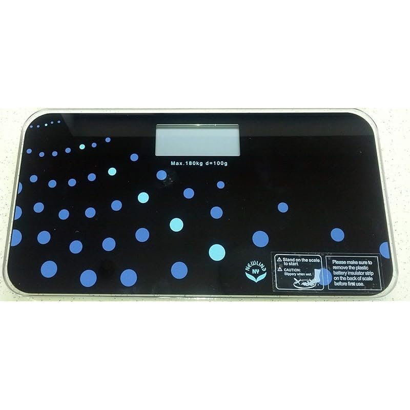 

NewlineNY Step-on Mini Travel Bathroom Scale, Cool Black [product] (Trendy Wave)