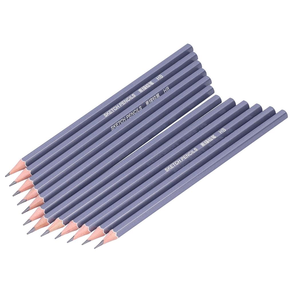 12 Stück Graphitstifte Harte Professionelle Stifte Zeichenset zum Skizzieren Graffiti Design