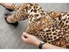 Leggings Skinny Leopardati Vita Alta Comodi ed Eleganti Vendita Calda Elasticizzati da Donna