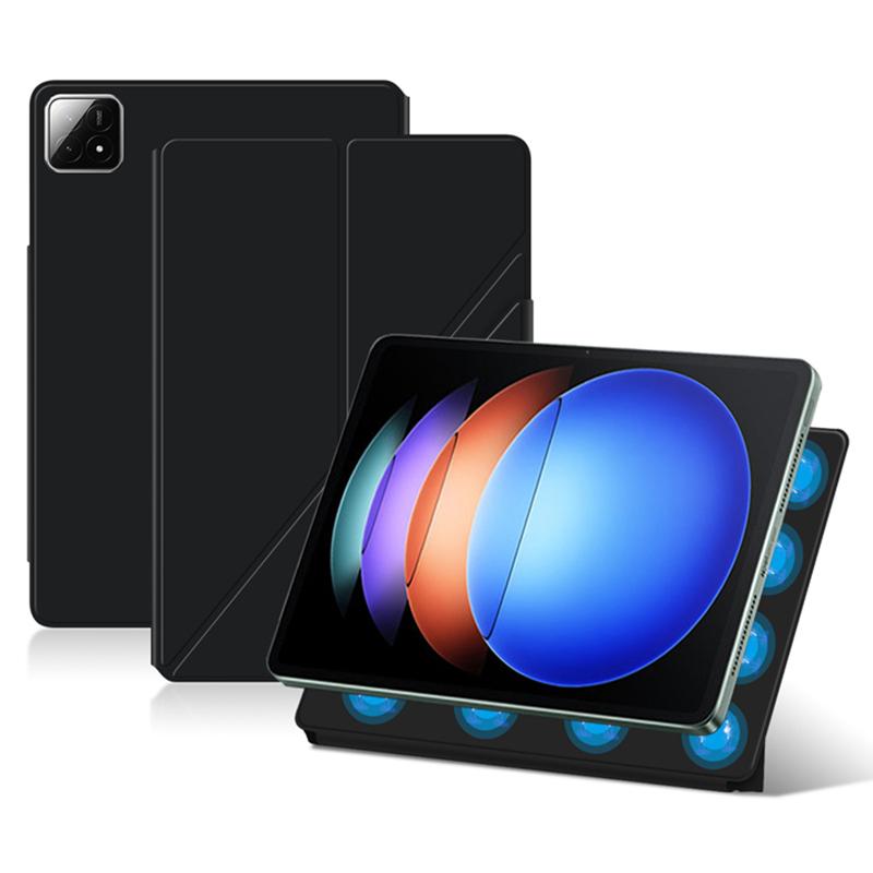 For Xiaomi Pad 6S Pro 12.4 Case Origami Stand PU Leather Flip Tablet Cover