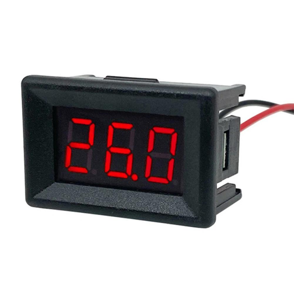 0 To 30 Volt Digital LED Display Voltmeter Tester Mini Module for Automotive Motorcycle and Electrical Applications
