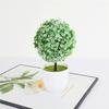 Sakura Snow Ball Tree Artificial Plants Potted Bonsai Plants Ornaments for Home Garden Decor Party Hotel Decor Simulated Plants