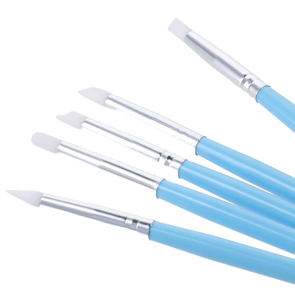 Instrumente Stylus din silicon cu 2 căi, instrumente cu bilă metalică, instrumente DIY Stylus, instrumente ceramice din lut, instrument de indentare