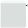Wall Mounted TV Cabinet 59.5 x 31 x 30 cm White Engineered Wood