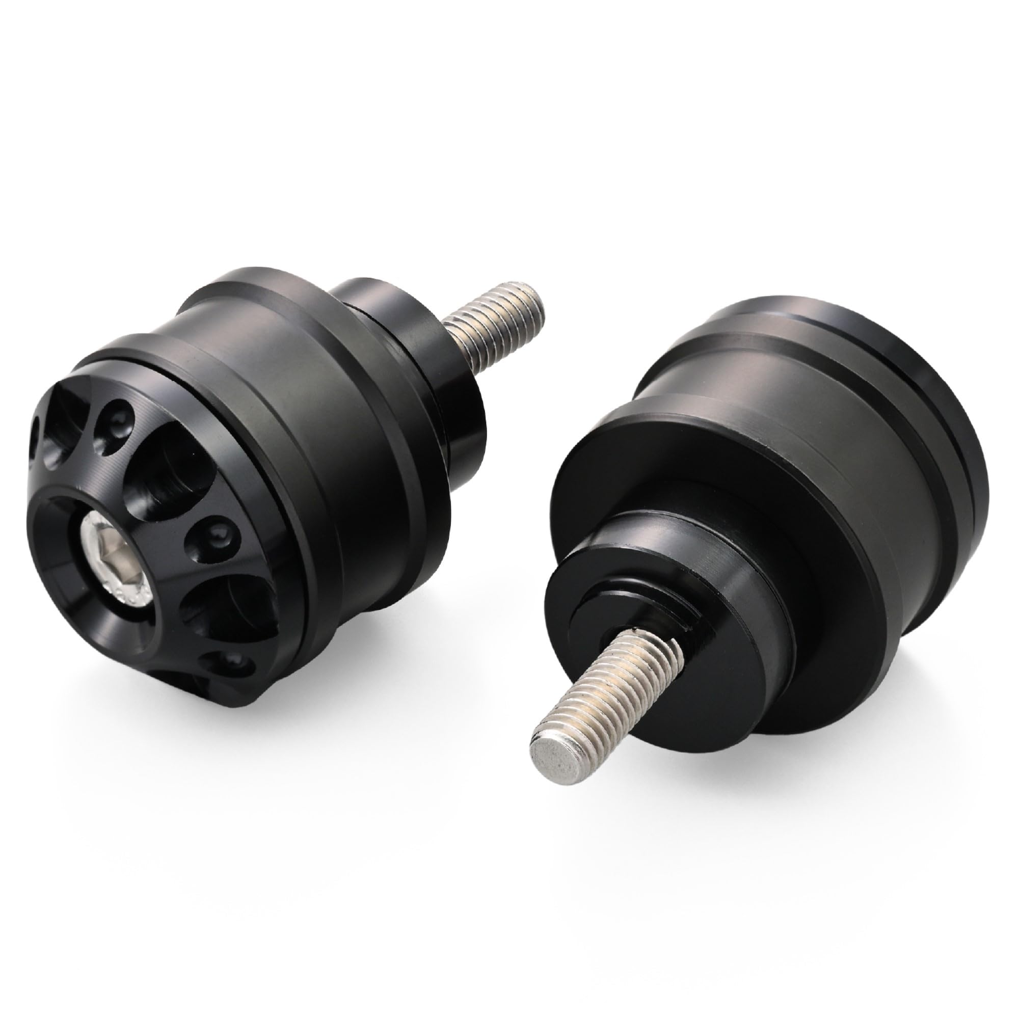 

Daytona Bar Ends for Honda M6, Medium Weight, Fine Cut Aluminum Billet, Black, 48991