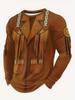 Mexican Style Men's Long-sleeved T-shirt 3D Printed Breathable Quick-drying Sports and Fitness Clothing T Shirt Men Streetwear