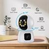 IP CCTV Camera Dual Lens Fhd Indoor Home Security Surveillance Camera Two Way Audio Wireless Baby Monitor  PTZ Security Camera