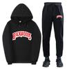 Tide Brand Sweater Set BACKWOODS Printed Men's and Women's Fleece Hoodie Two-piece Set