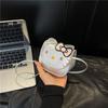 Hello Kitty Mini Bag for Girls Cute Cartoon Cat Shoulder Crossbody Bag Small Square Coin Purse KTB