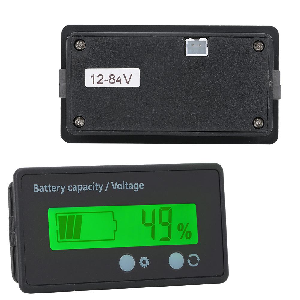 GY 6GS PCB HTN Waterproof Battery Capacity Monitor Indicator LCD Display 12 84V Green