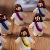 50pcs Mini Jesus Statue Easter Decoration Jesus Toys Figure Christ Religious Savior Jesus Doll Easter Supplies Desk Ornament