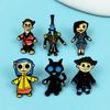 Cartoon Horror Game Character Enamel Brooch for Backpacks