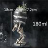 Tazza Vikinga Teschio 600ml Acciaio Inossidabile Tazze da Caffè Tazza da Viaggio Corno Tazza per Bere il Tè Decorazione Tazza di Halloween Tazza Ceramica Tiki