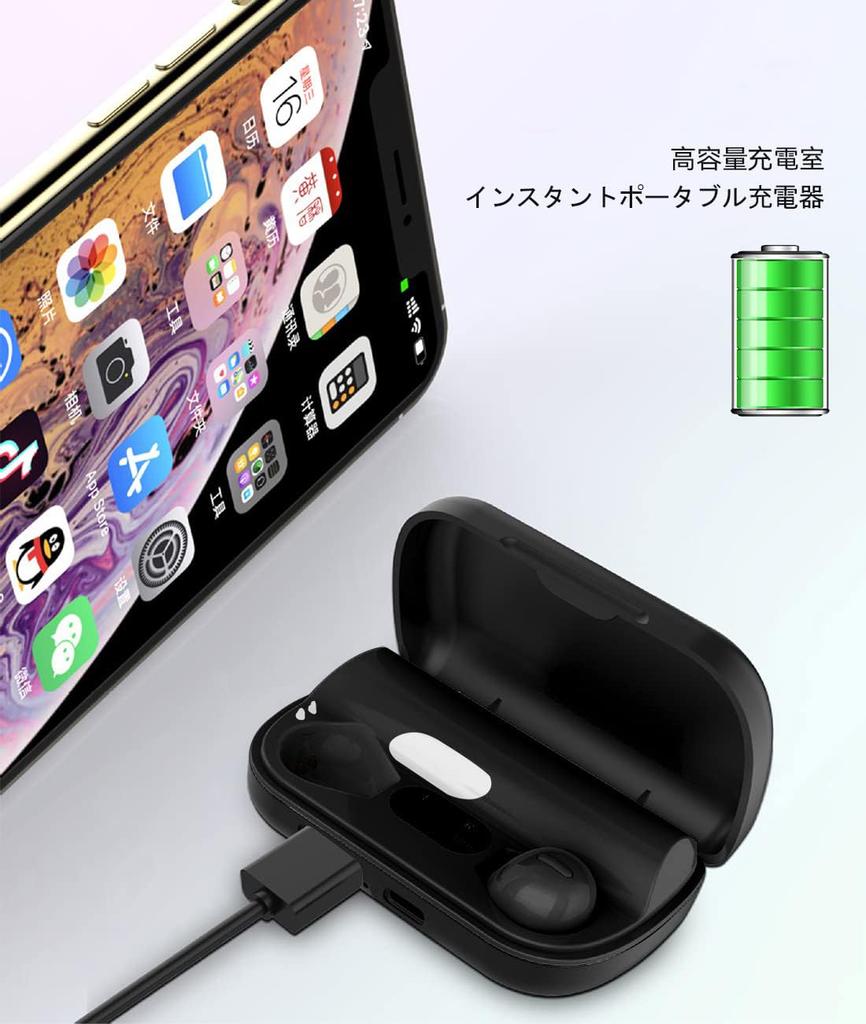 Tag- und Nacht-Bluetooth-Kopfhörer, Kabellose Schlaf-Kopfhörer, Einzel-Ohrhörer, Ultraleicht 3g, Akkuladestandsanzeige, IPX5 Wasserdicht,