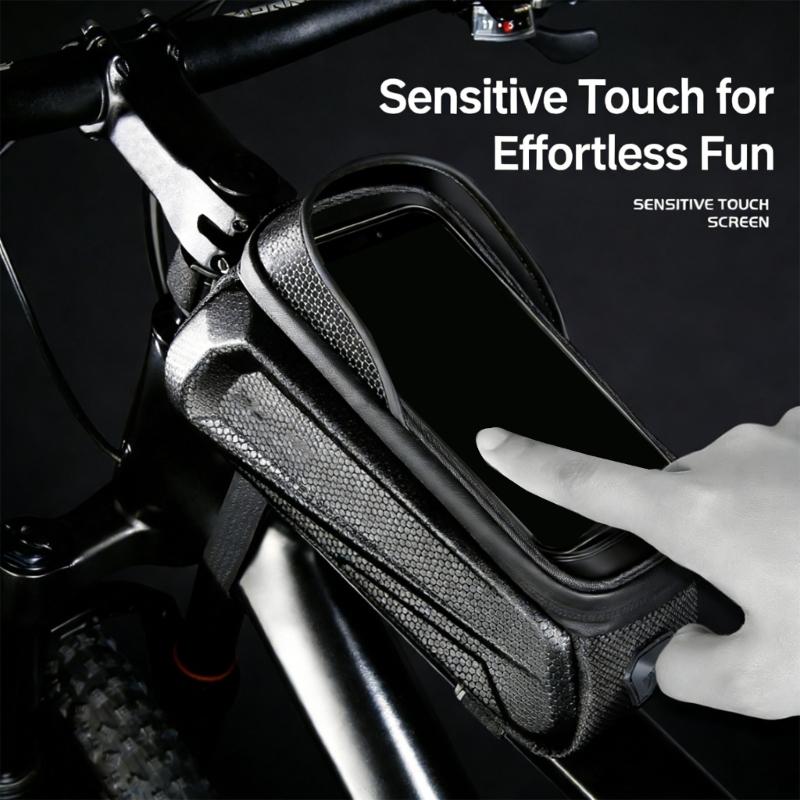 Bicycles Phone Bag Bike Top Front Tube Frame Bags Cycling Front Bag Touch Screens Road Mountain Bike Phone Accessory